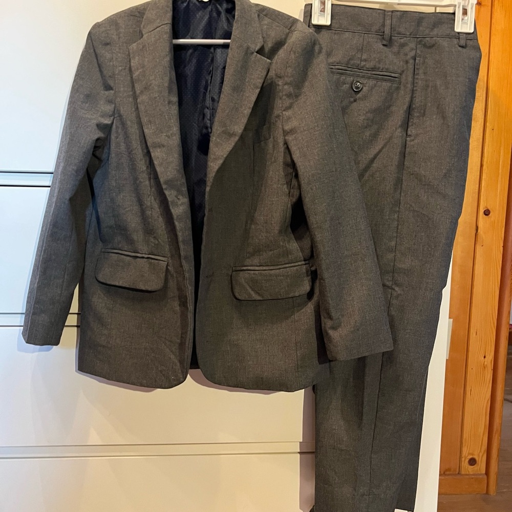 Cat & Jack Kids Charcoal Gray Dress Pants - Picture 3 of 5